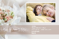愛情＆ロマンチック photo templates バレンタインデーのカード3